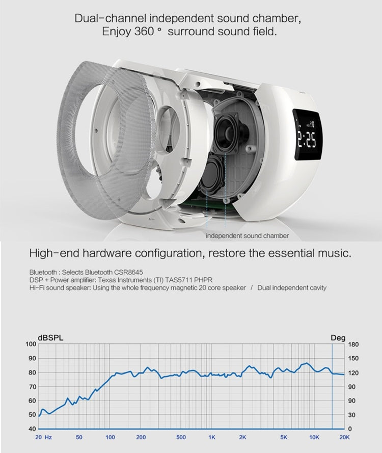 NILLKIN MC1 CE / RoHs / FCC Certificated QI Standard Wireless Charging Transmitter + Bluetooth Speaker, EU Plug , For iPhone, Galaxy, Sony, Lenovo, HTC, Huawei, Google, LG, Xiaomi, other Smartphones by NILLKIN