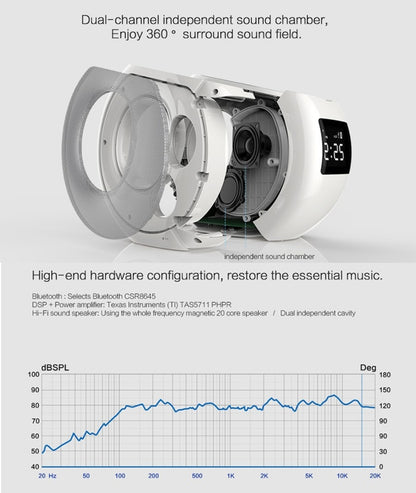 NILLKIN MC1 CE / RoHs / FCC Certificated QI Standard Wireless Charging Transmitter + Bluetooth Speaker, EU Plug , For iPhone, Galaxy, Sony, Lenovo, HTC, Huawei, Google, LG, Xiaomi, other Smartphones by NILLKIN