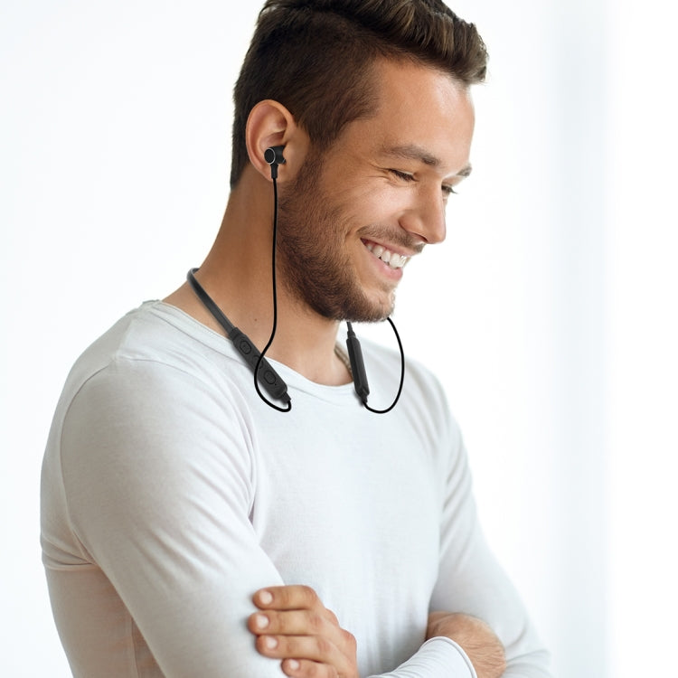BTH-S8 Sports Style Magnetic Wireless Bluetooth In-Ear Headphones, For iPhone, Galaxy, Huawei, Xiaomi, LG, HTC and Other Smart Phones, Working Distance: 10m(Black) by bashfashion