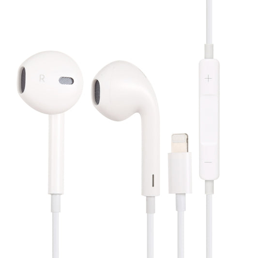 8 Pin Interface Stereo Music Earphone(White) by bashfashion