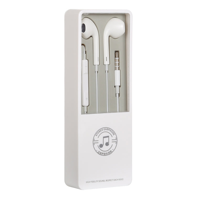 3.5mm Jack Stereo Music Earphone(White) by bashfashion