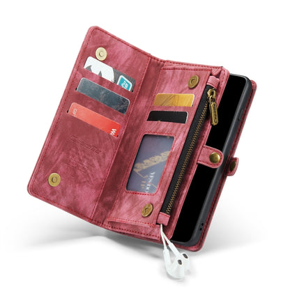 For Samsung Galaxy S10 CaseMe-008 Detachable Multifunctional Flip Leather Phone Case(Red) by CaseMe