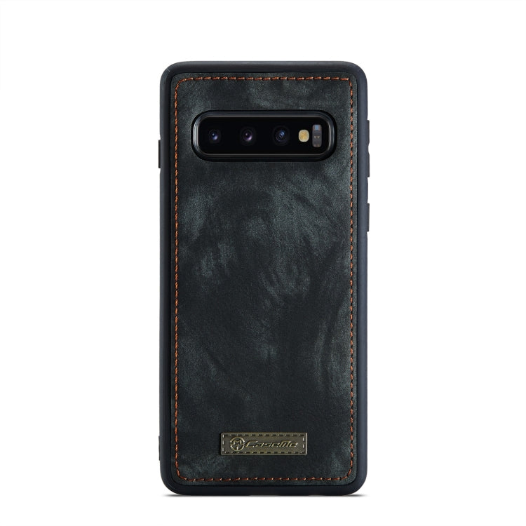For Samsung Galaxy S10+ CaseMe-008 Detachable Multifunctional Flip Leather Phone Case(Black) by CaseMe