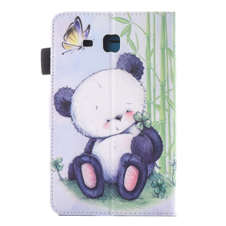 For Galaxy Tab A 7.0 (2016) / T280 Lovely Cartoon Panda Pattern Horizontal Flip Leather Case with Holder & Card Slots & Pen Slot by bashfashion