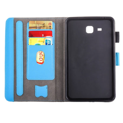 For Galaxy Tab A 7.0 (2016) / T280 Lovely Cartoon Panda Pattern Horizontal Flip Leather Case with Holder & Card Slots & Pen Slot by bashfashion