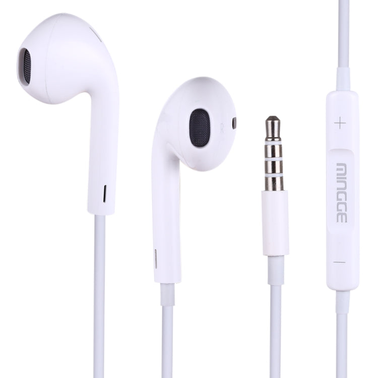M27 3.5mm Stereo Dynamic Bass Earphone with Mic (White) by bashfashion