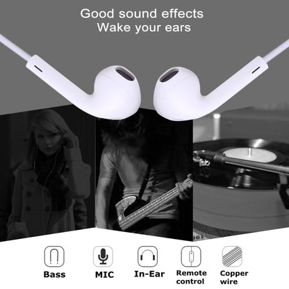 M27 3.5mm Stereo Dynamic Bass Earphone with Mic (White) by bashfashion