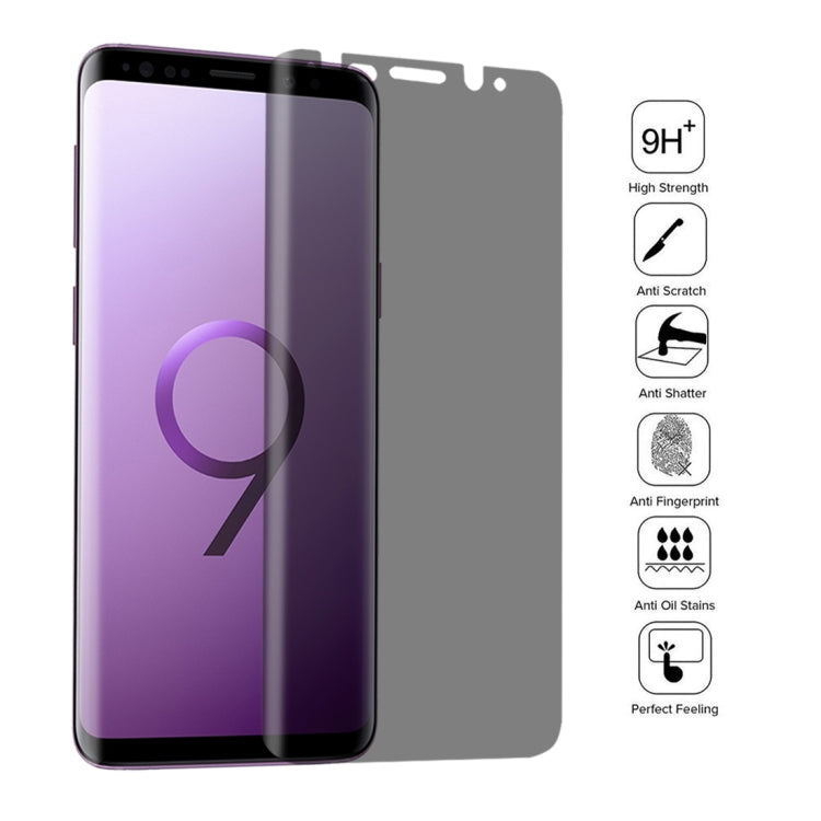Privacy Anti-glare 0.26mm 9H 3D Tempered Glass Film for Galaxy S9+ by bashfashion