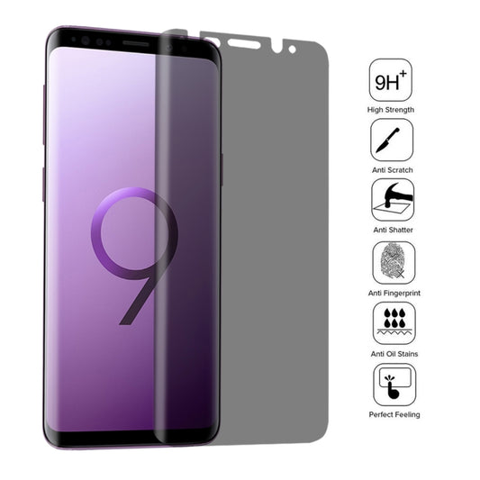Privacy Anti-glare 0.26mm 9H 3D Tempered Glass Film for Galaxy S9+ by bashfashion