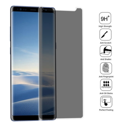 For Galaxy Note 8 0.26mm 9H Surface Hardness 3D Curved Privacy Anti-glare Non-full Screen Tempered Glass Screen Protector (Transparent) by bashfashion