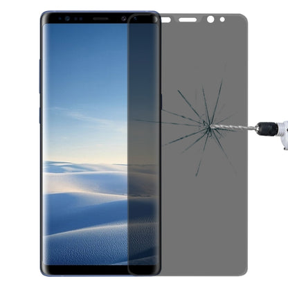 For Galaxy Note 8 0.26mm 9H Surface Hardness 3D Curved Privacy Anti-glare Full Screen Tempered Glass Screen Protector (Transparent) by bashfashion