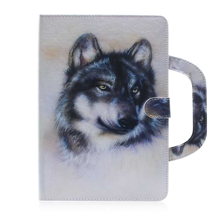 Wolf Pattern Horizontal Flip Leather Case for Galaxy Tab A 8 (2019) / P200 / P205, with Holder & Card Slot & Wallet by bashfashion