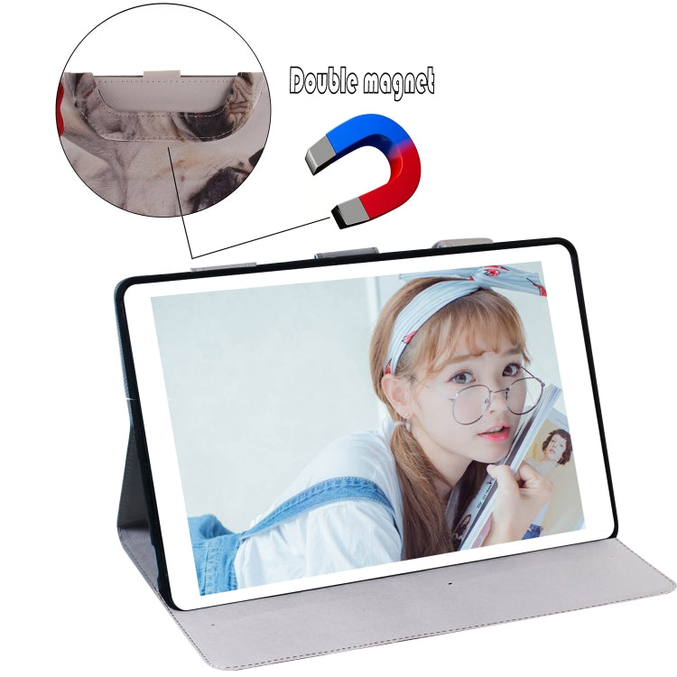 Dog Pattern Horizontal Flip Leather Case for Galaxy Tab A 8 (2019) / P200 / P205, with Holder & Card Slot & Wallet by bashfashion