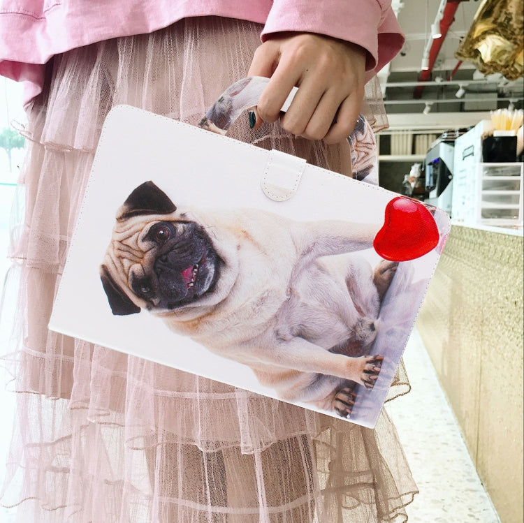 Dog Pattern Horizontal Flip Leather Case for Galaxy Tab A 8 (2019) / P200 / P205, with Holder & Card Slot & Wallet by bashfashion