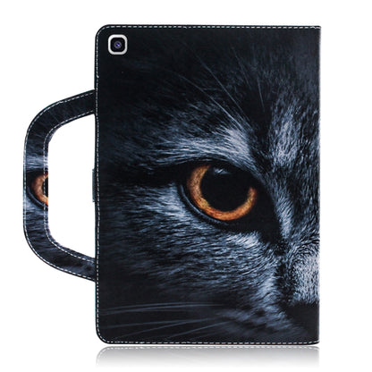 Half-Faced Cat Pattern Horizontal Flip Leather Case for Galaxy Tab A 8 (2019) / P200 / P205, with Holder & Card Slot & Wallet by bashfashion