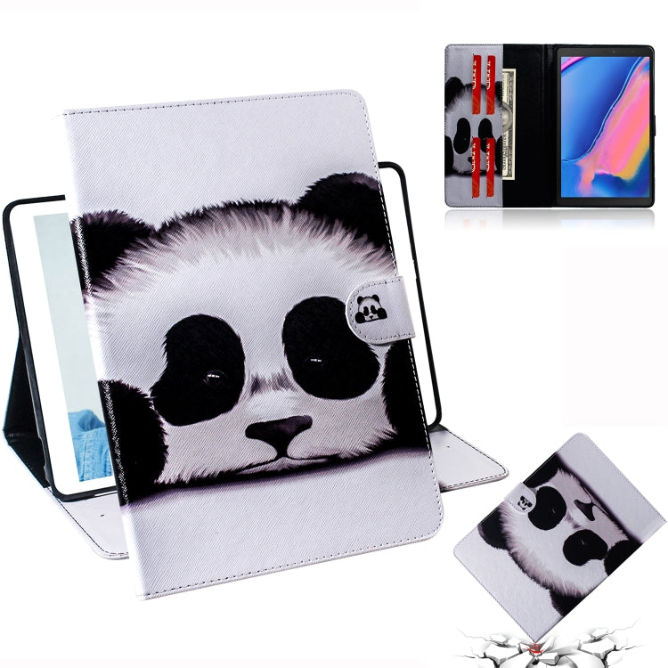 Panda Pattern Horizontal Flip Leather Case for Galaxy Tab A 8 (2019) / P200 / P205, with Holder & Card Slot & Wallet by bashfashion