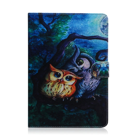 Oil Owl Pattern Horizontal Flip Leather Case for Galaxy Tab A 8 (2019) / P200 / P205, with Holder & Card Slot & Wallet by bashfashion