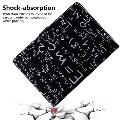 Formula Pattern Horizontal Flip Leather Case for Galaxy Tab A 8 (2019) / P200 / P205, with Holder & Card Slot & Wallet by bashfashion