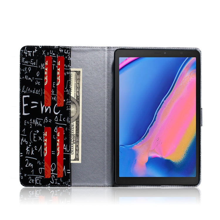 Formula Pattern Horizontal Flip Leather Case for Galaxy Tab A 8 (2019) / P200 / P205, with Holder & Card Slot & Wallet by bashfashion