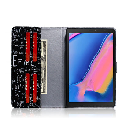 Formula Pattern Horizontal Flip Leather Case for Galaxy Tab A 8 (2019) / P200 / P205, with Holder & Card Slot & Wallet by bashfashion