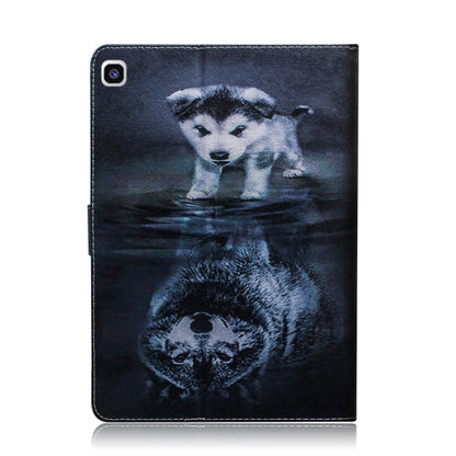 Wolf and Dog Pattern Horizontal Flip Leather Case for Galaxy Tab A 8 (2019) / P200 / P205, with Holder & Card Slot & Wallet by bashfashion