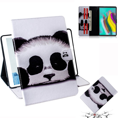 Panda Pattern Horizontal Flip Leather Case for Galaxy Tab S5E T720 / T725, with Holder & Card Slot & Wallet by bashfashion