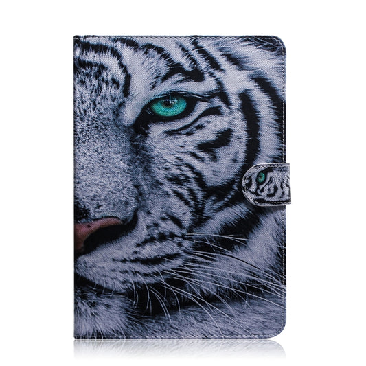 Tiger Pattern Horizontal Flip Leather Case for Galaxy Tab S5E T720 / T725, with Holder & Card Slot & Wallet by bashfashion
