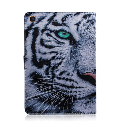 Tiger Pattern Horizontal Flip Leather Case for Galaxy Tab S5E T720 / T725, with Holder & Card Slot & Wallet by bashfashion