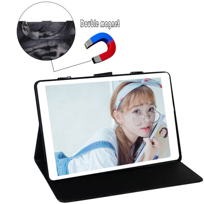 White Tiger Pattern Horizontal Flip Leather Case for Galaxy Tab A 8 (2019) / P200 / P205, with Holder & Card Slot & Wallet by bashfashion