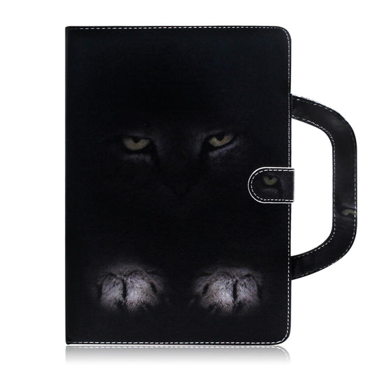 Cat Pattern Horizontal Flip Leather Case for Galaxy Tab S5E 10.5 T720 / T725, with Holder & Card Slot & Wallet by bashfashion