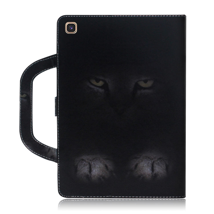 Cat Pattern Horizontal Flip Leather Case for Galaxy Tab S5E 10.5 T720 / T725, with Holder & Card Slot & Wallet by bashfashion