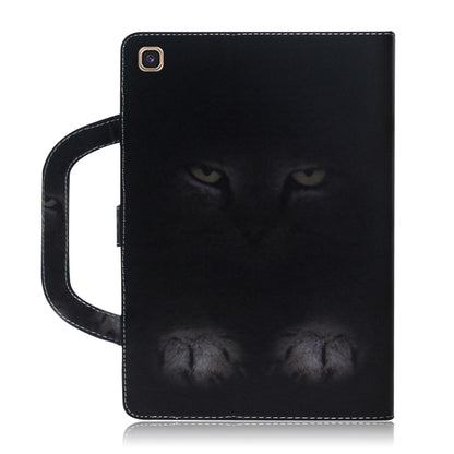 Cat Pattern Horizontal Flip Leather Case for Galaxy Tab S5E 10.5 T720 / T725, with Holder & Card Slot & Wallet by bashfashion