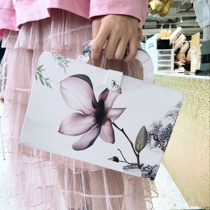 Magnolia Pattern Horizontal Flip Leather Case for Galaxy Tab S5E 10.5 T720 / T725, with Holder & Card Slot & Wallet by bashfashion