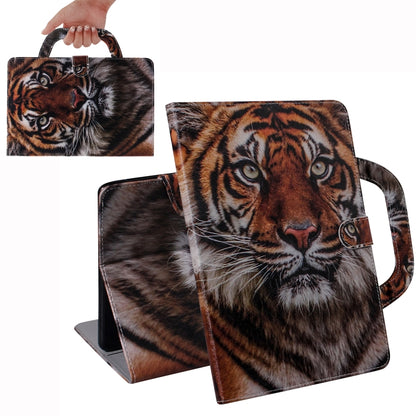 Tiger Pattern Horizontal Flip Leather Case for Galaxy Tab S5E 10.5 T720 / T725, with Holder & Card Slot & Wallet by bashfashion