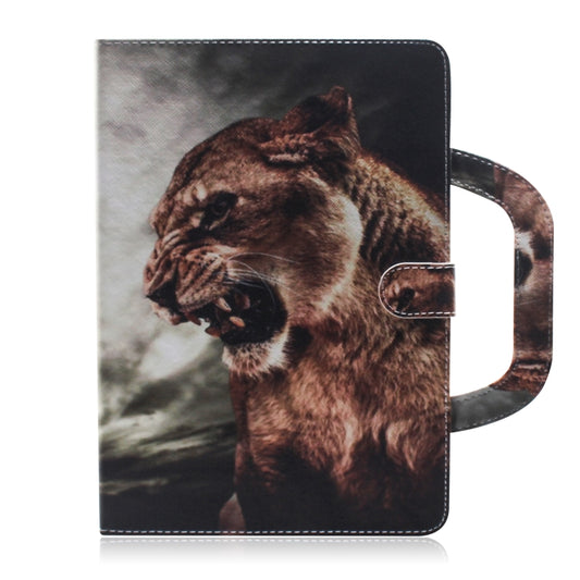 Lion Pattern Horizontal Flip Leather Case for Galaxy Tab S5E 10.5 T720 / T725, with Holder & Card Slot & Wallet by bashfashion
