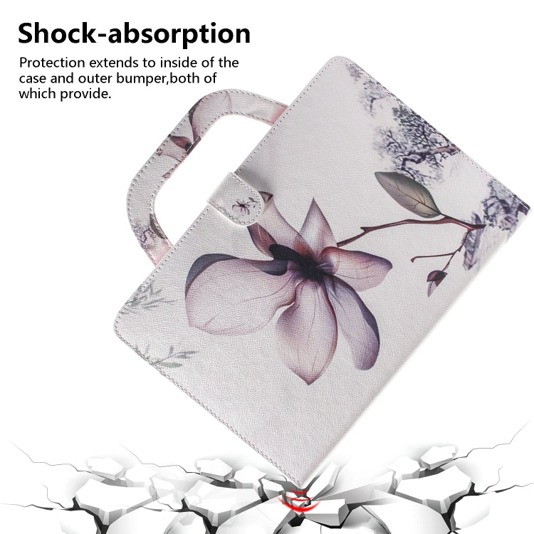 Magnolia Pattern Horizontal Flip Leather Case for Galaxy Tab A 8 (2019) / P200 / P205, with Holder & Card Slot & Wallet by bashfashion