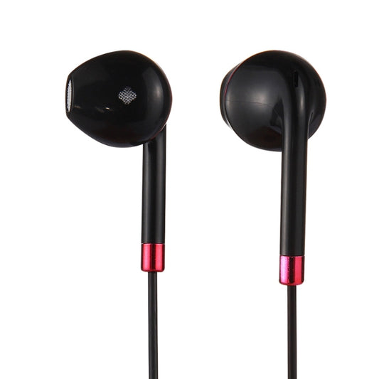 Black Wire Body 3.5mm In-Ear Earphone with Line Control & Mic, For iPhone, Galaxy, Huawei, Xiaomi, LG, HTC and Other Smart Phones(Red)