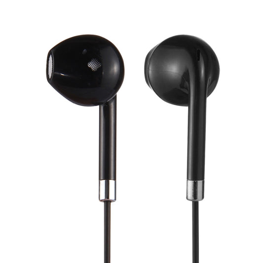 Black Wire Body 3.5mm In-Ear Earphone with Line Control & Mic for iPhone, Galaxy, Huawei, Xiaomi, LG, HTC and Other Smart Phones(Silver)