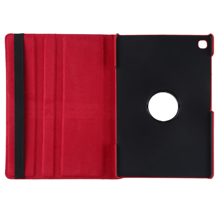 Litchi Texture Horizontal Flip 360 Degrees Rotation Leather Case for Galaxy Tab S5e 10.5 T720 / T725, with Holder (Red) by bashfashion