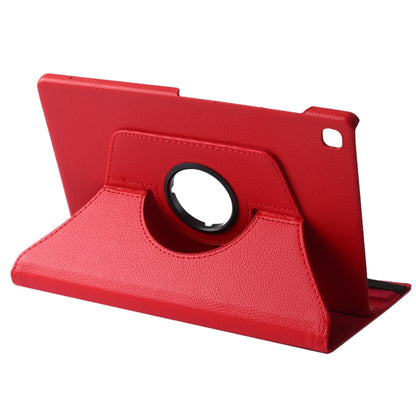 Litchi Texture Horizontal Flip 360 Degrees Rotation Leather Case for Galaxy Tab S5e 10.5 T720 / T725, with Holder (Red) by bashfashion