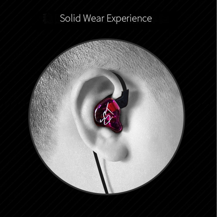 KZ ZST 1.2m 3.5mm Hanging Ear In-Ear Style Wire Control Earphone, For iPhone, iPad, Galaxy, Huawei, Xiaomi, LG, HTC and Other Smart Mobile Phones by KZ