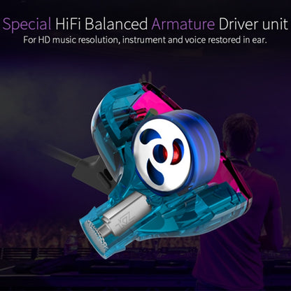 KZ ZST 1.2m 3.5mm Hanging Ear In-Ear Style Wire Control Earphone, For iPhone, iPad, Galaxy, Huawei, Xiaomi, LG, HTC and Other Smart Mobile Phones by KZ