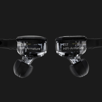 KZ ZST 1.2m 3.5mm Hanging Ear In-Ear Style Wire Control Earphone, For iPhone, iPad, Galaxy, Huawei, Xiaomi, LG, HTC and Other Smart by KZ