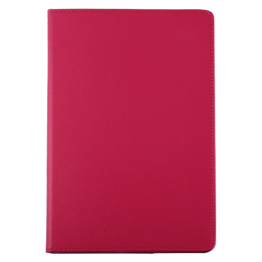 Litchi Texture Horizontal Flip 360 Degrees Rotation Leather Case for Galaxy Tab S5e 10.5 T720 / T725, with Holder(Magenta) by bashfashion