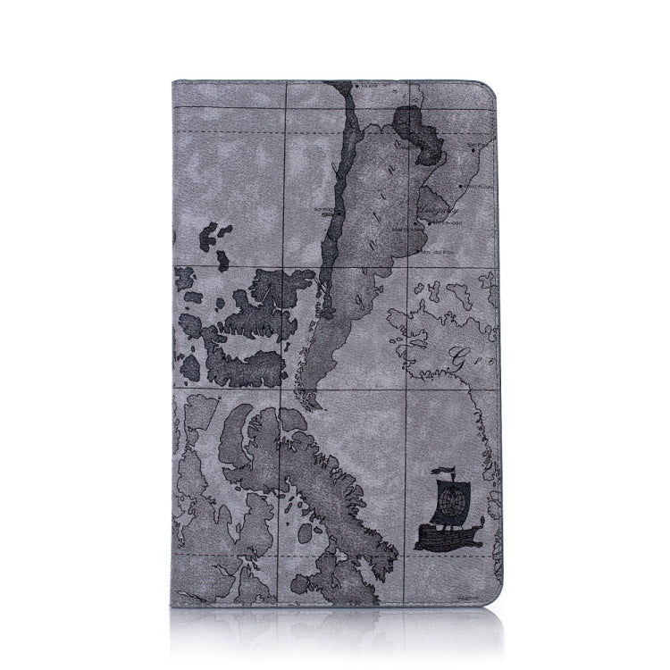 Map Texture Horizontal Flip Leather Case for Galaxy Tab A 10.1 (2019) T510 / T515, with Holder & Card Slots & Wallet, Random Texture Delivery by bashfashion