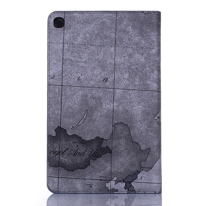 Map Texture Horizontal Flip Leather Case for Galaxy Tab A 8 (2019) P200 / P205, with Holder & Card Slots & Wallet, Random Texture Delivery by bashfashion