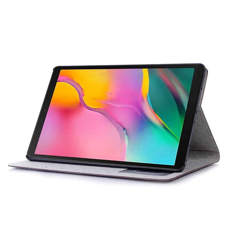 Crocodile Texture Horizontal Flip Leather Case for Galaxy Tab A 10.1 (2019) T510 / T515, with Holder & Card Slots & Wallet(Brown) by bashfashion