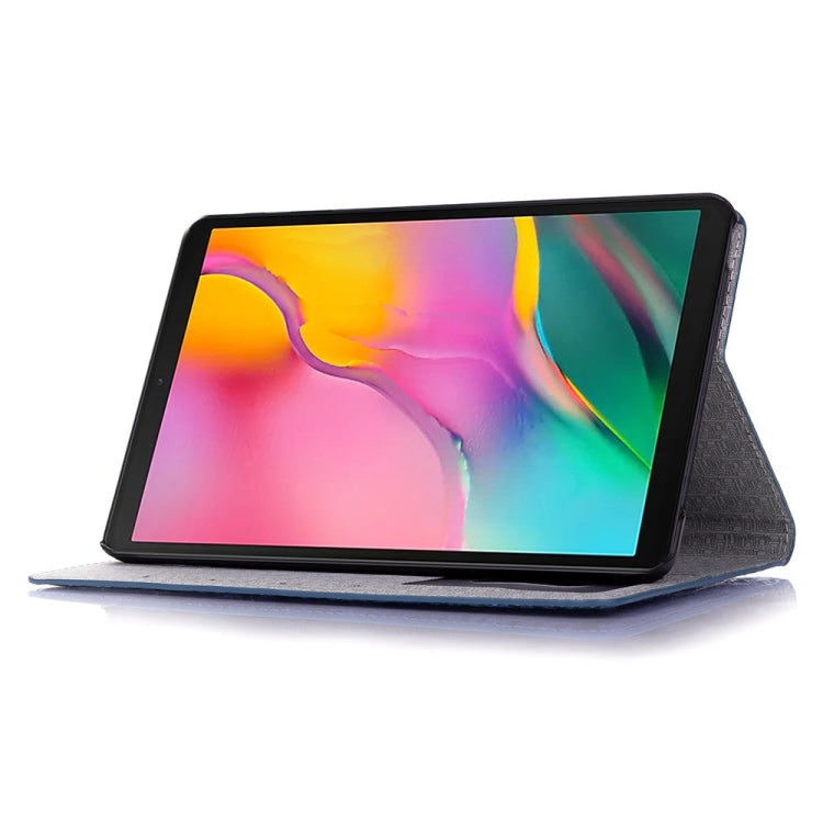 Crocodile Texture Horizontal Flip Leather Case for Galaxy Tab S5e 10.5 T720 / T725, with Holder & Card Slots & Wallet (Blue) by bashfashion