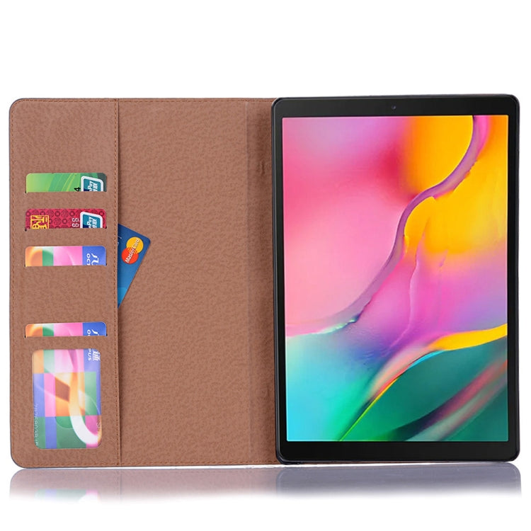 Retro Book Style Horizontal Flip Leather Case for Galaxy Tab S5e 10.5 T720 / T725, with Holder & Card Slots & Wallet (Coffee) by bashfashion