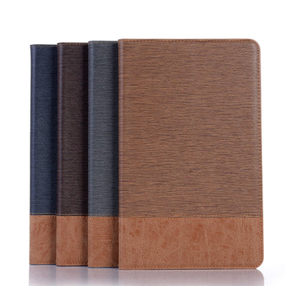 Cross Texture Horizontal Flip Leather Case for Galaxy Tab A 10.1 (2019) T510 / T515, with Holder & Card Slots & Wallet (Coffee) by bashfashion